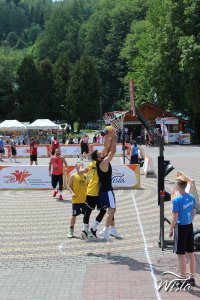 Fragment meczu Pikniku Streetballa